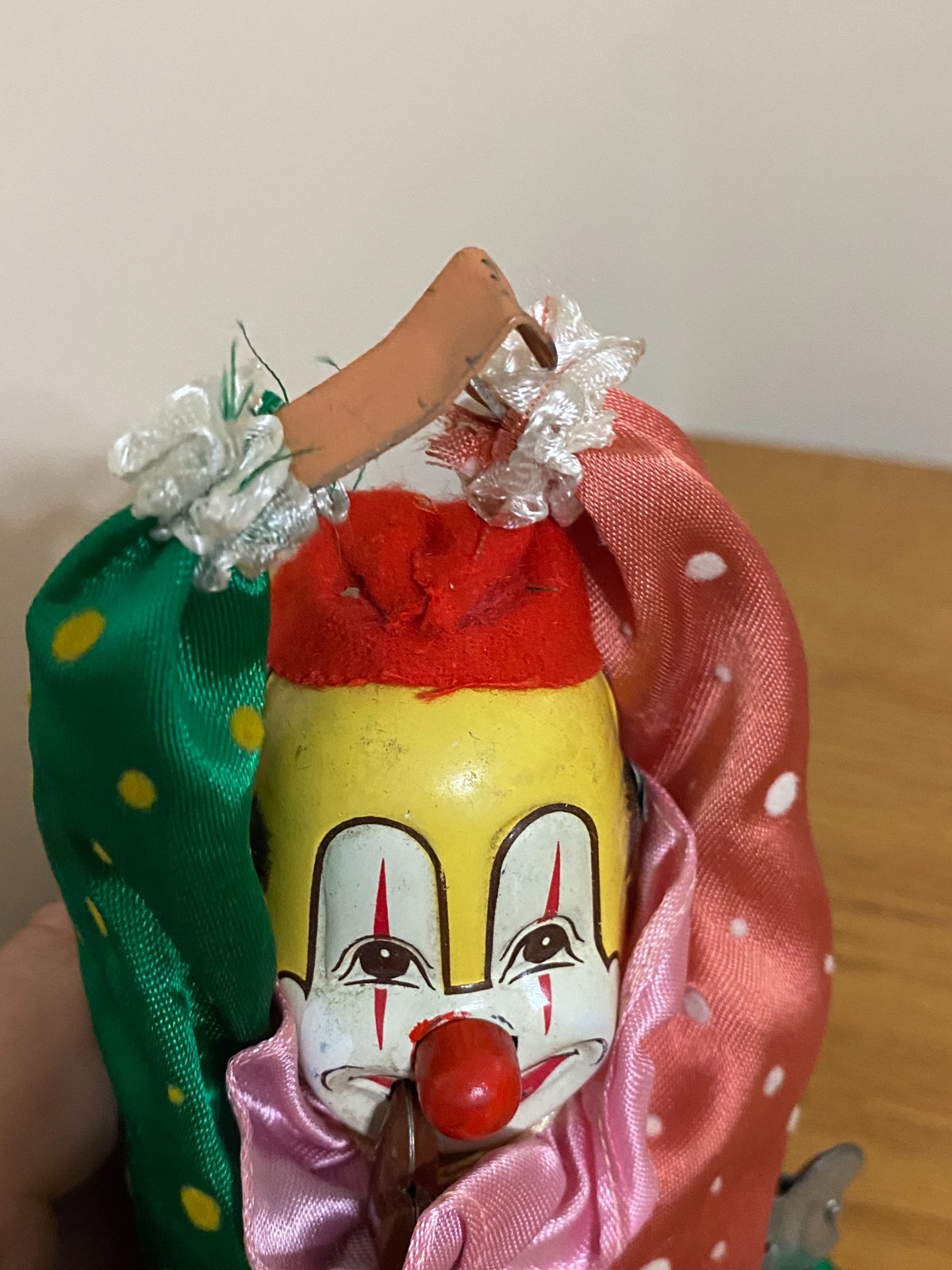 Cragstan Clown Tightrope Climbing Wind-up Toy & Box Works ZA-15