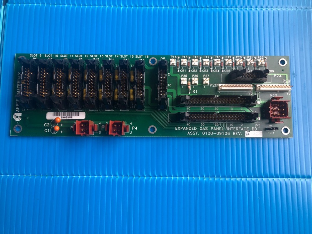 Applied Materials 0100-09106 PCB, Expanded Gas Panel Interface AMAT P-5000