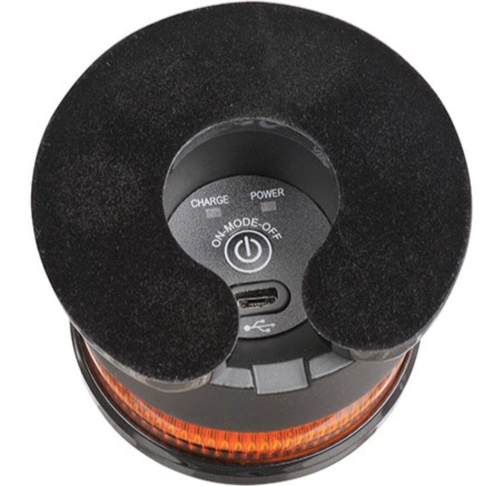 Narva Warning Beacon - Sentry 'Micro' Rechargeable LED 85324A Strobe Mag Base