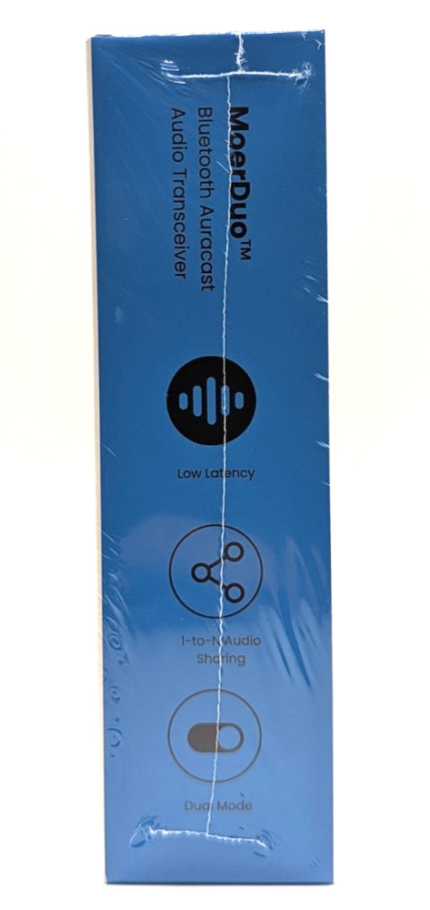 MoerLab MoerDuo Bluetooth Auracast Audio Transceiver - Transmits and Receives