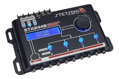 Stetsom STX2448/DSP Crossover 4 Channel Digital Audio Processor/Fast Shipping