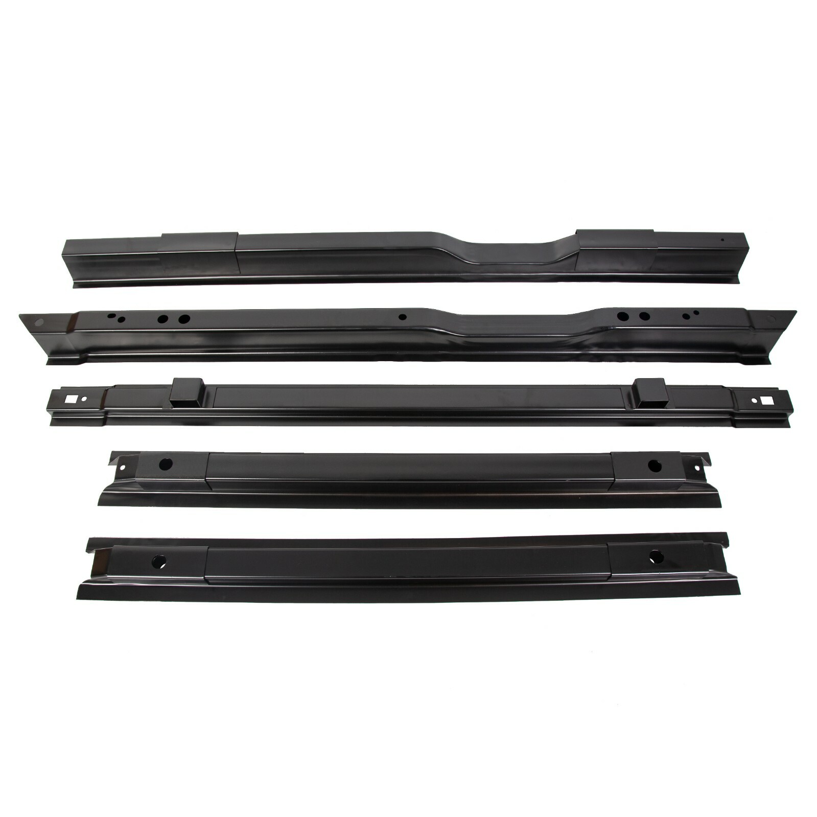5PC Truck Long Bed Rails Floor Support For 99-18 Ford Super Duty F250 F350 F450