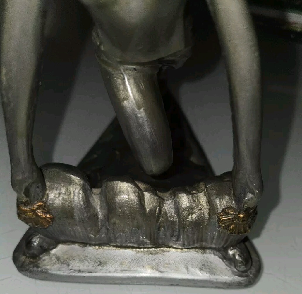 Art Deco Style Statue Sculpture Art Nouveau Style Bronze