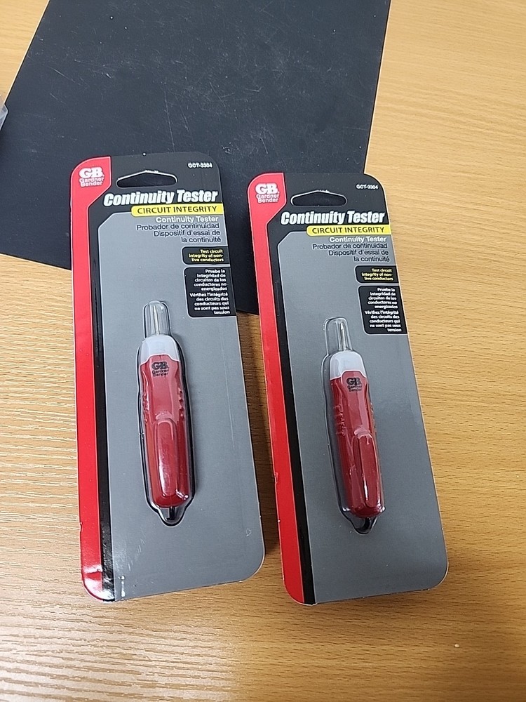 2 Pack Continuity Tester,No GCT-3304,  Gardner Bender Inc