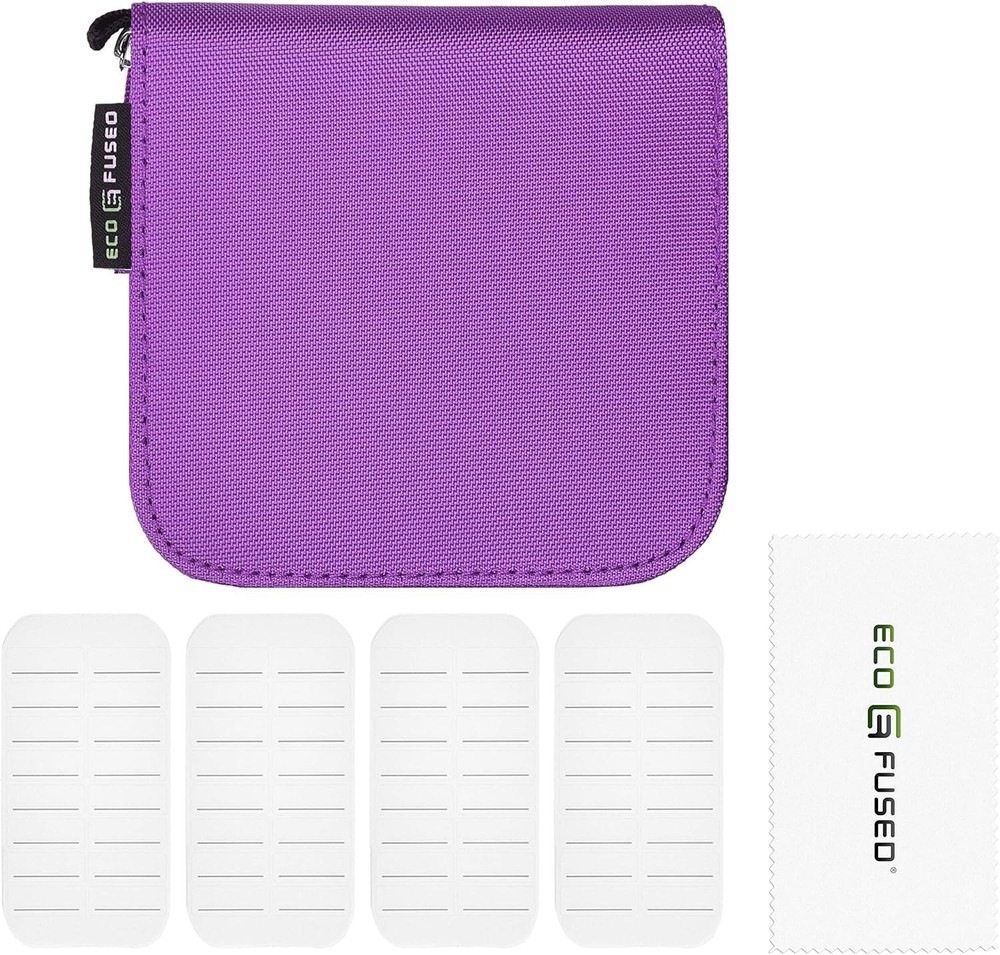 Durable Organizer for 44 Memory Cards: SD, Micro SD & CF, Packing Essential