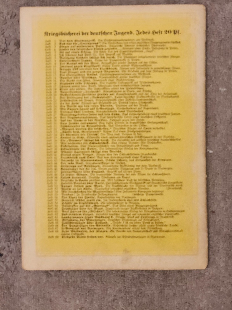 WW2 " Kriegsbücherei der deutschen Jugend" # 66