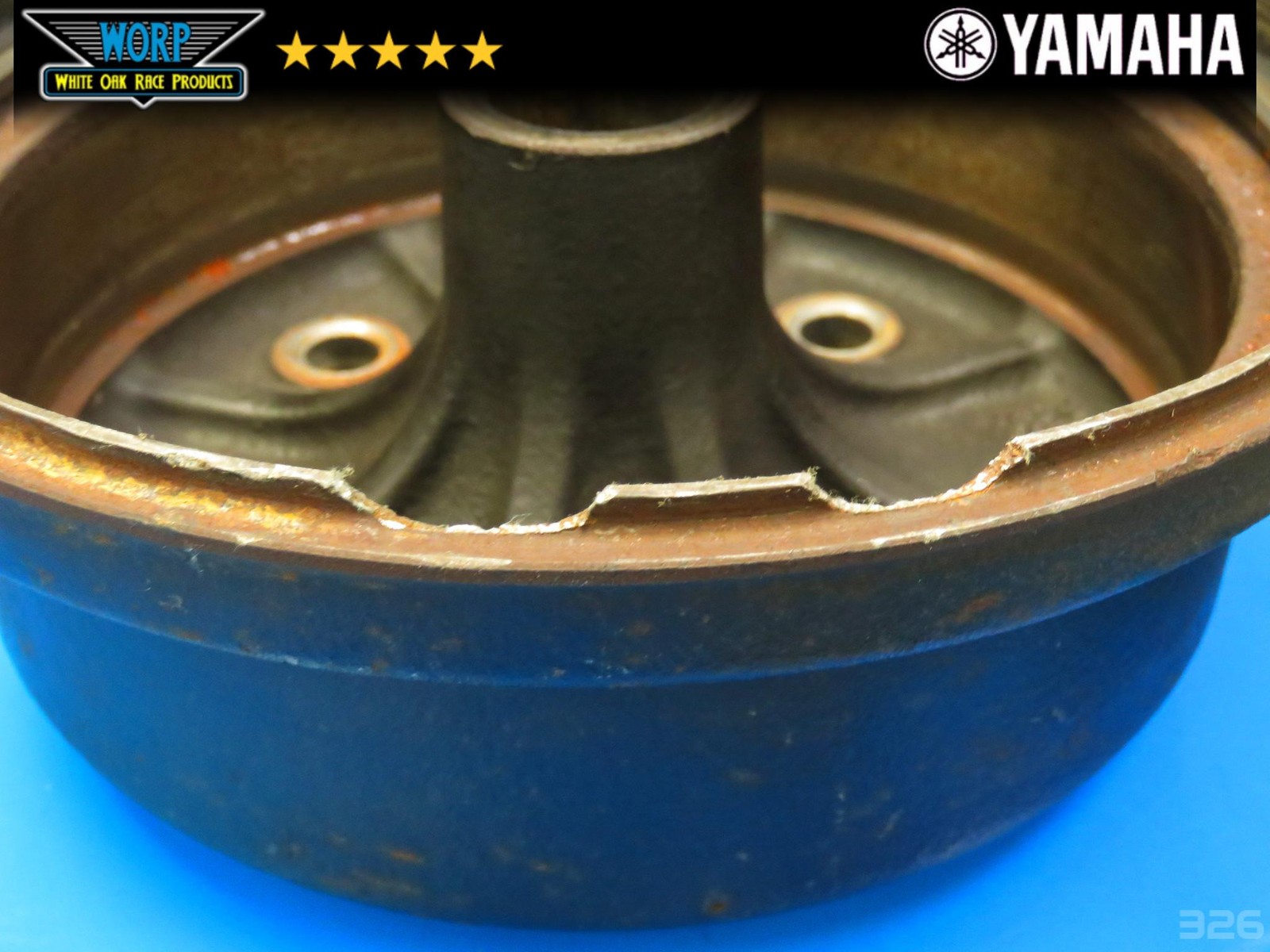 2002 YAMAHA BEAR TRACKER 250 REAR / BACK DRUM BRAKE PLATES SHOES ~ FOR PARTS