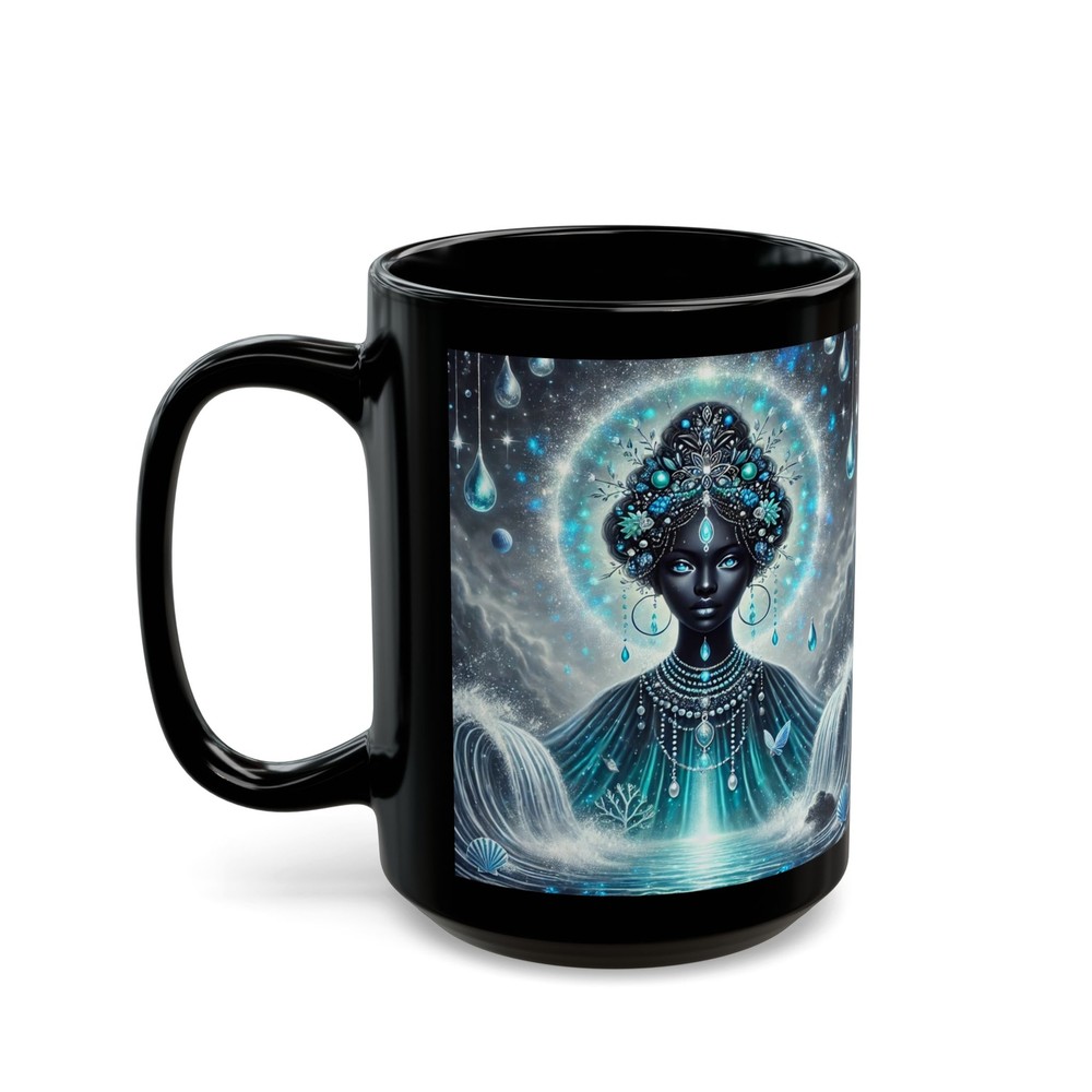 Water Goddess Mug, Ceramic Cup, Coffee Mug, Tea Cup, Drinkware, Kitchen Decor