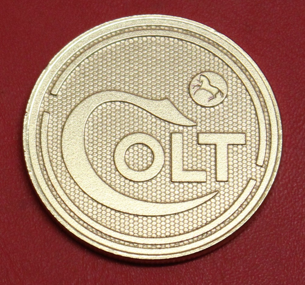 ArmaLite / Colt Firearms Display Case Bronze Medallion