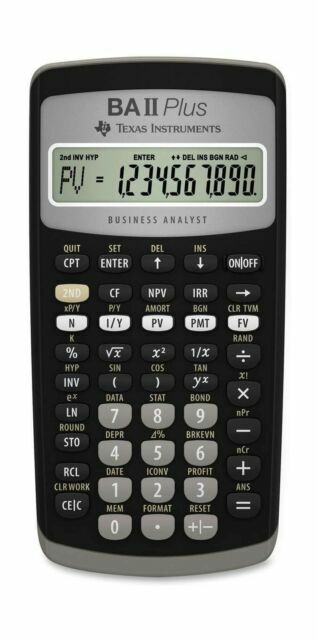 Texas Instruments BAIIPlus Financial Calculator