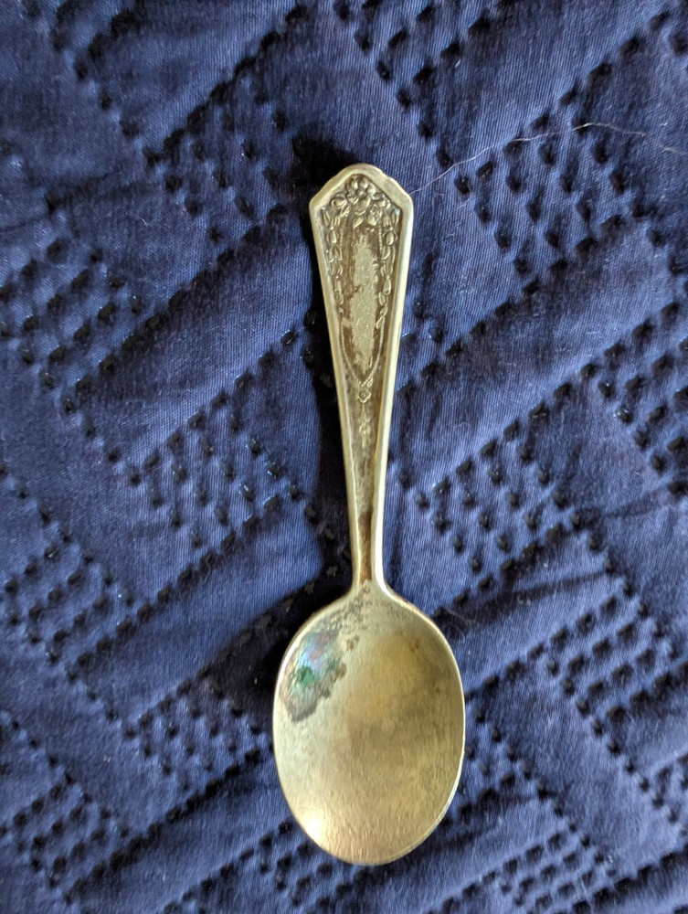 VINTAGE BRIDE SILVERPLATE SPOON 4.25 IN
