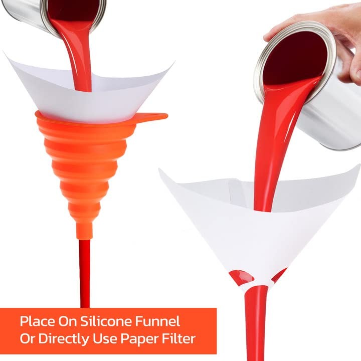 Pack Paint Filter with Filter Tips Cone Paint Strainers with 1 100 Micron 200