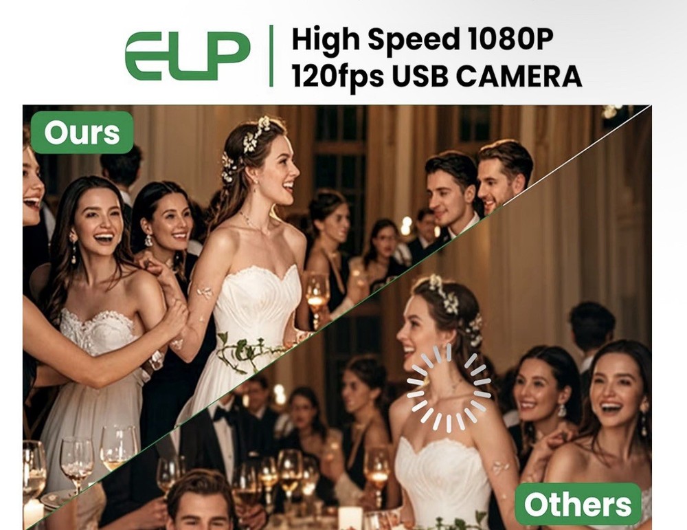 ELP 4K HDMI USB Camera, Wide-Angle PC Camera for Computer Monitors, Simult [NEW]