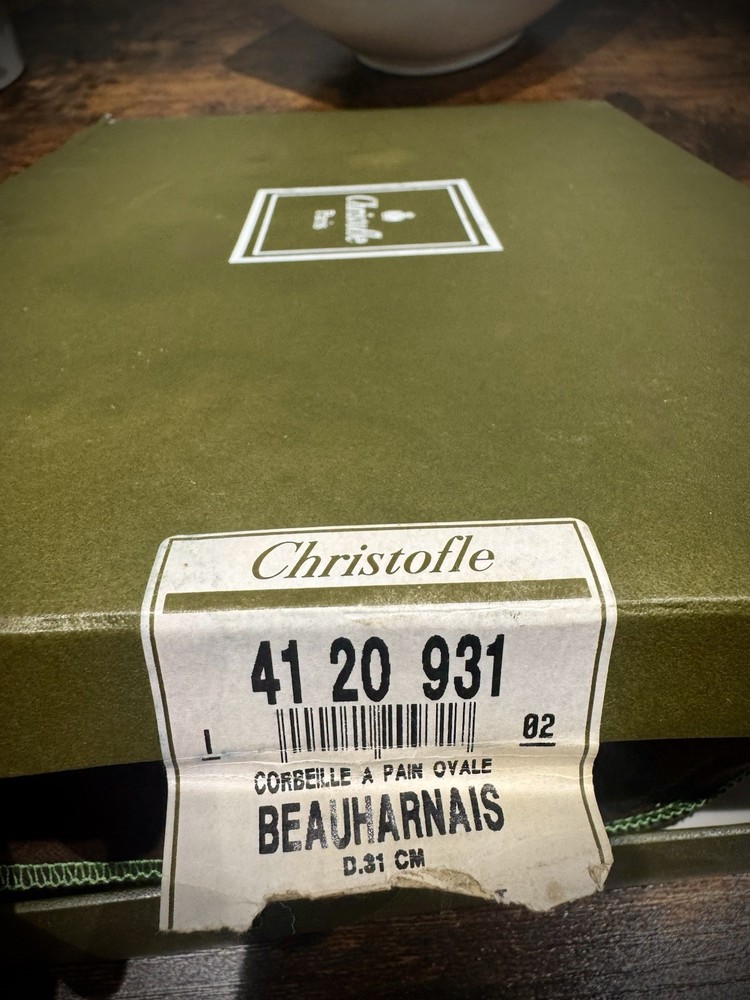 Christofle Silver Plated Bread Basket/ Vegetable Dish - MALMAISON