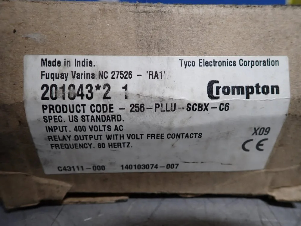 CROMPTON 256-PLLU PROTECTOR RELAY 10210123537