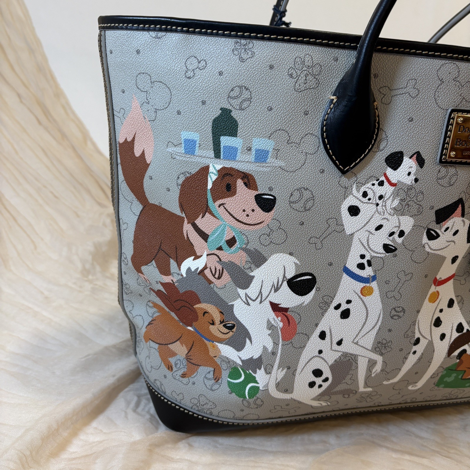 Dooney & and Bourke Disney Dogs Women's Leather Tote Bag NWT
