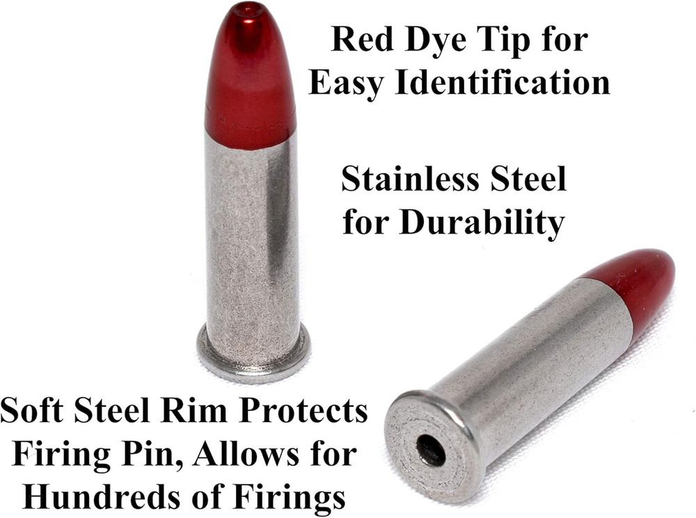 22 LR Steel Snap Caps Dummy Rounds