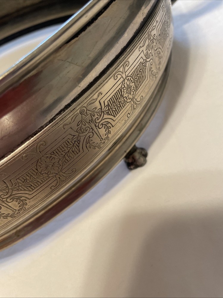 Sliver Plated Footed Oval Casserole Holder