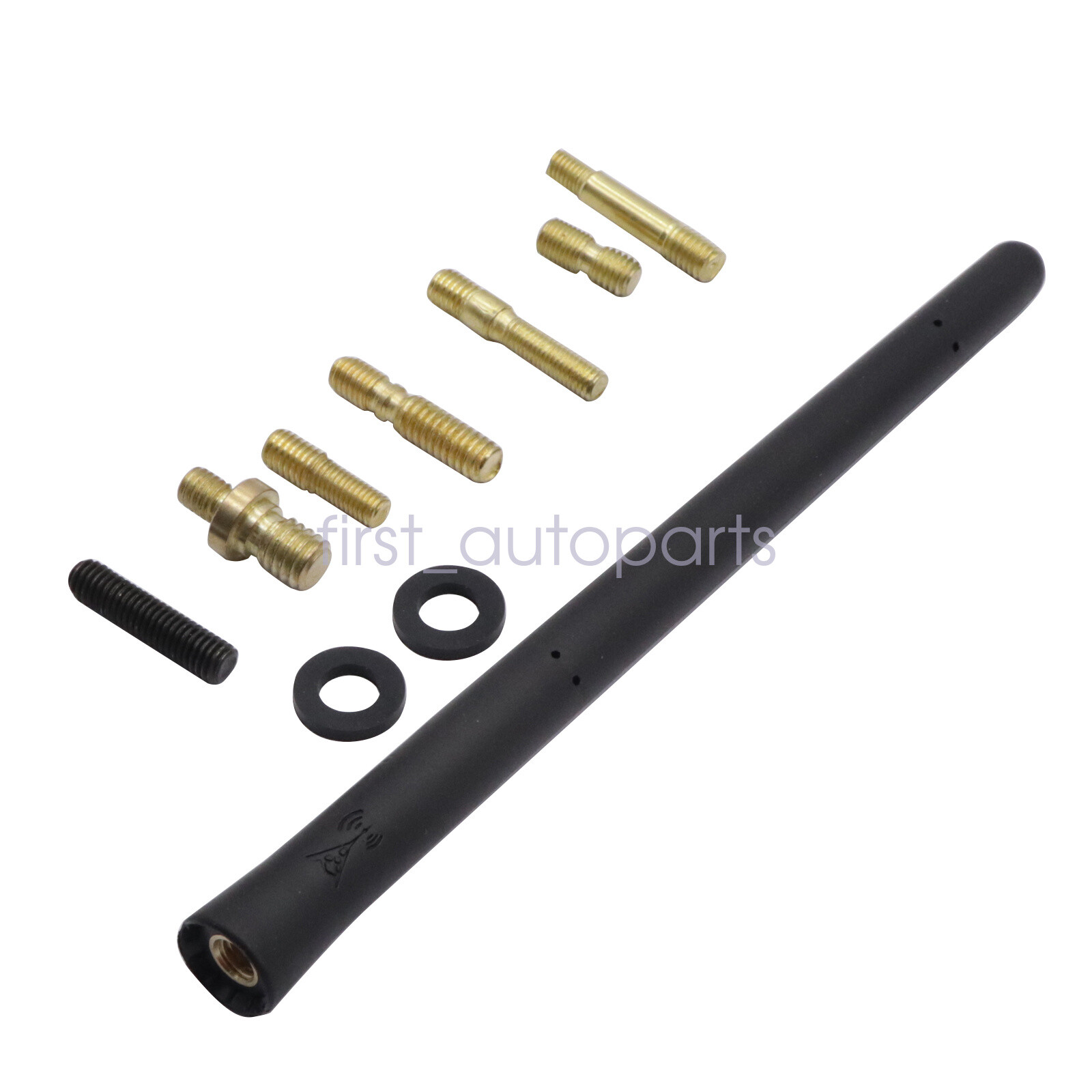 7" Universal Short Car Auto Antenna AM/FM Radio Aerial Whip Black