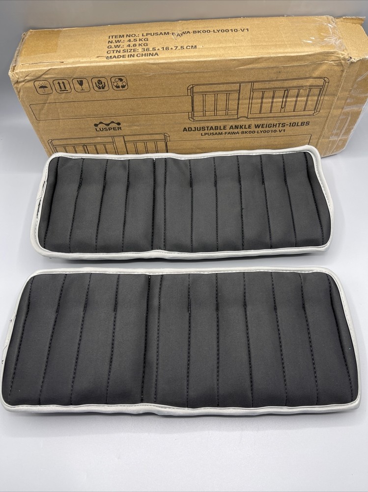 Adjustable Ankle Weights 5lbs. Each Total 10lbs