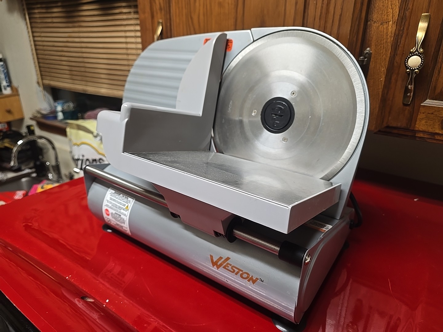 Weston 61-0901-W Heavy Duty Meat and Food Slicer 9" Stainless Steel