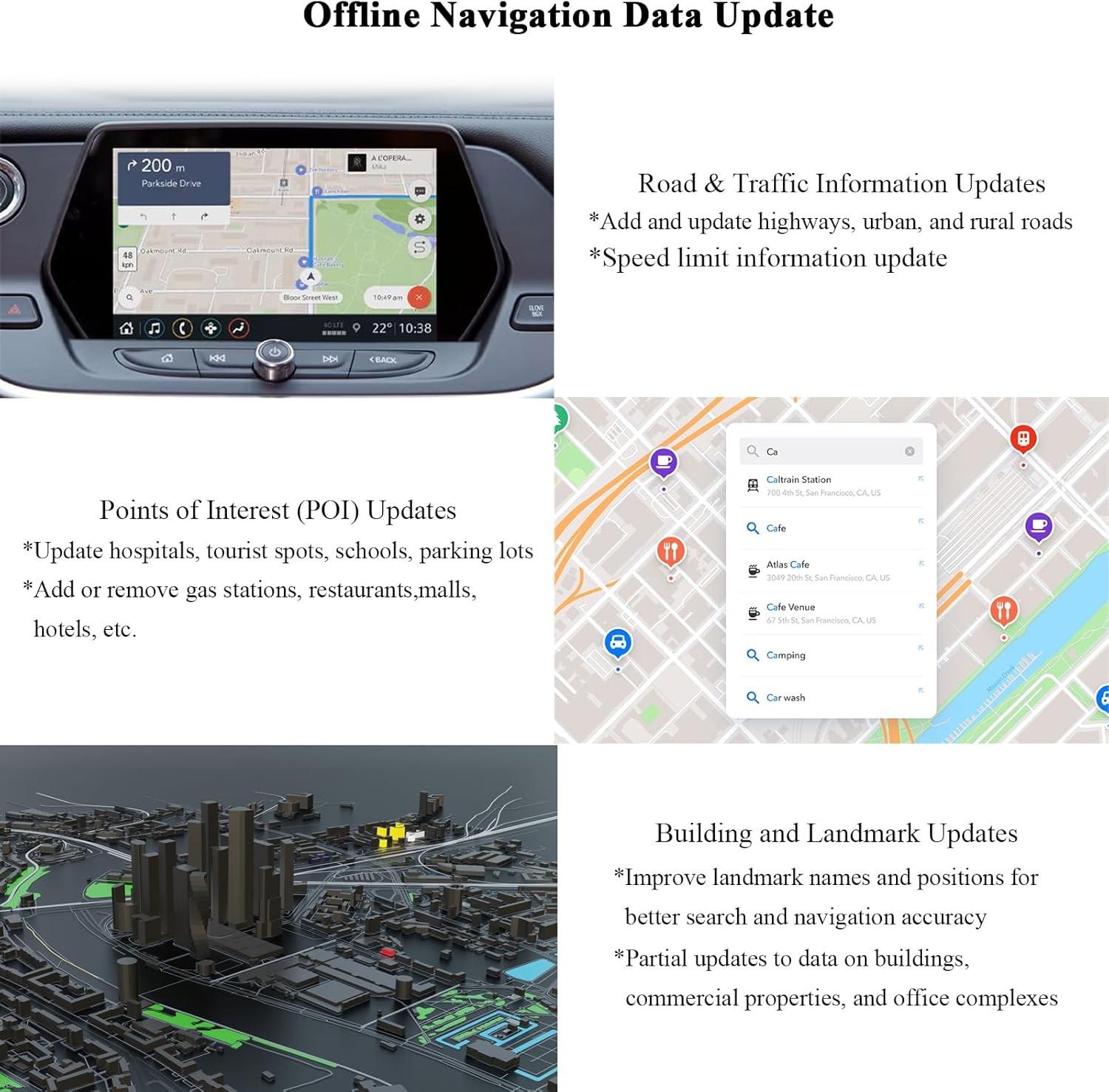 2024 Latest Navigation SD Card Map Update, Compatible with GM Chevrolet,
