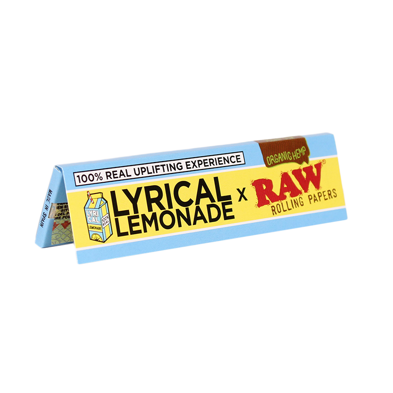 Raw Lyrical lemonade Kingsize Wide Papers - 50pks per display