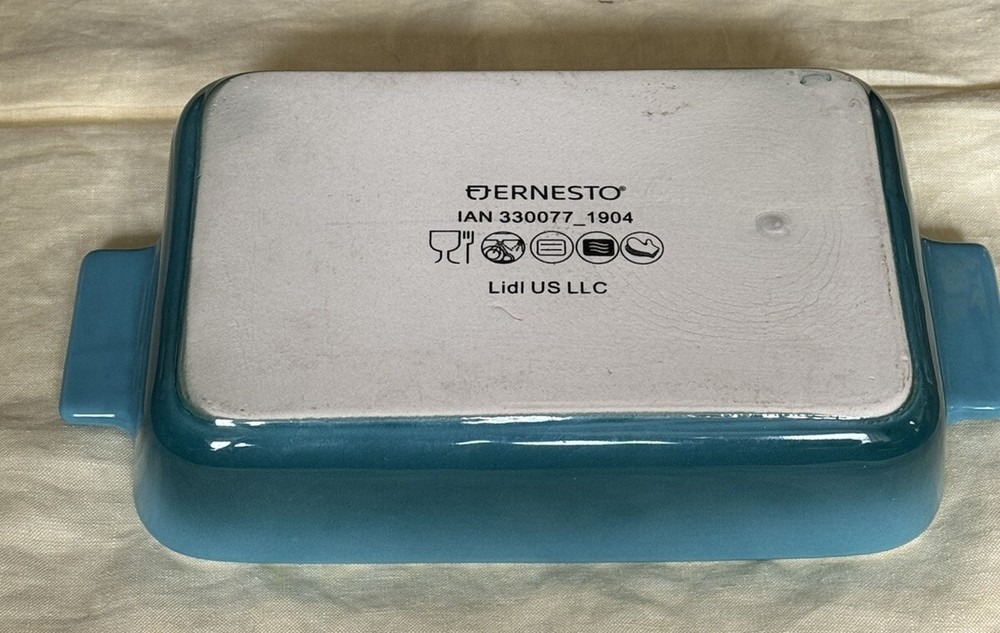 Ernesto Aqua ceramic cooking Baking dish 5”x 7.5”