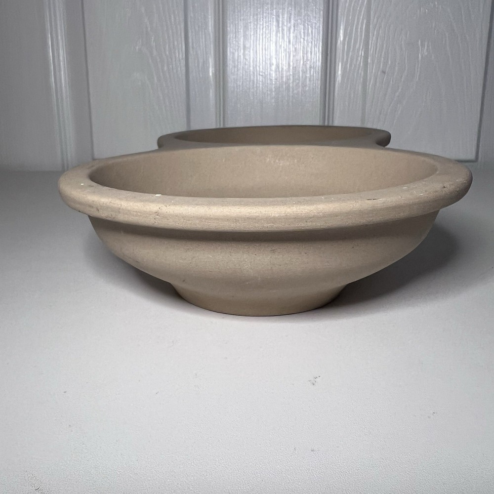Pampered Chef Stoneware Microwave Double Egg Cooker
