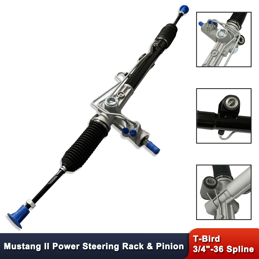 For Ford Mustang II Pinto T Bird Power Steering Rack &Pinion w/ Bushings Natural