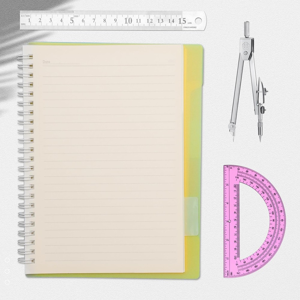 EBOOT Student Geometry Math Set, Drawing Compass and 6 Inch Swing Arm Pink