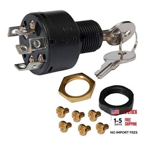 MP41000 Ignition Switch - 3 Position Magneto - White