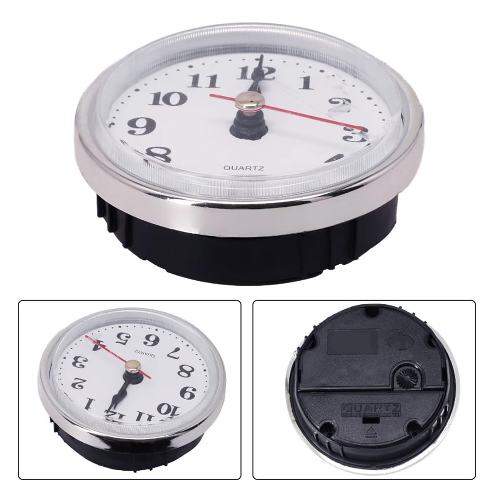 2-1/2â€™â€™ (65mm) Classic Clock Craft Quartz Movement Inserts Replacement Si...