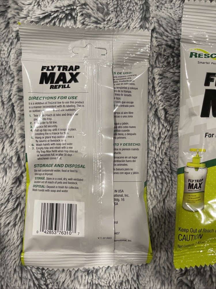 2 Rescue! Fly Trap Max Refill