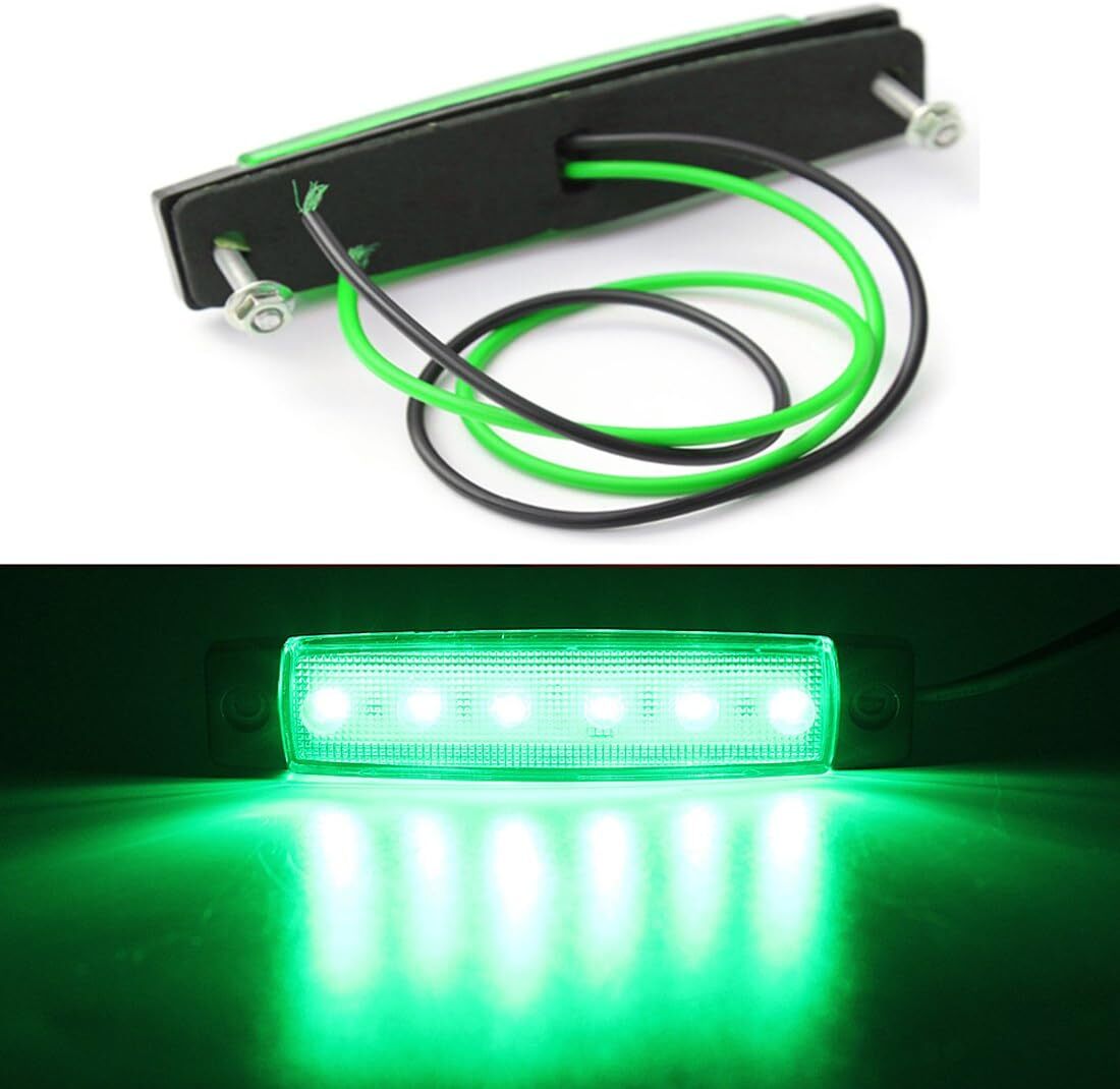 4pcs 12V Boat Navigation LED Lights Stern Lights Boats Starboard Light Green Red