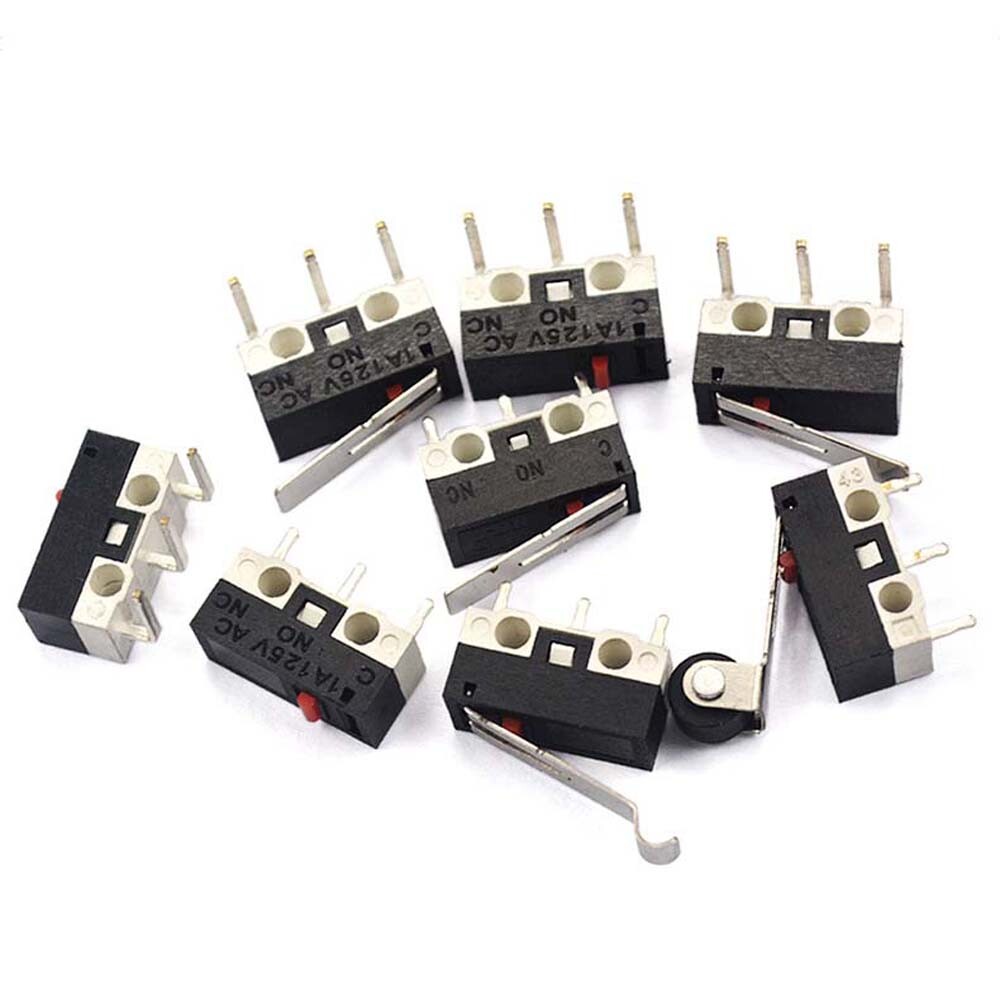 Ultra Mini Microswitch 1A 125V AC Limit Switch Mouse Button or Lever 3D Printer