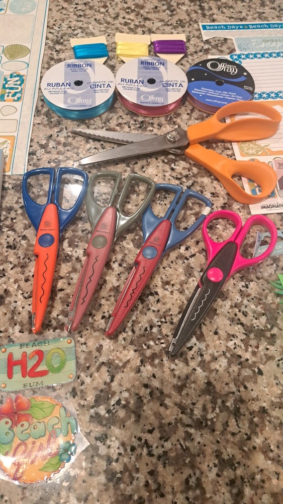 scrapbooking supplies lot