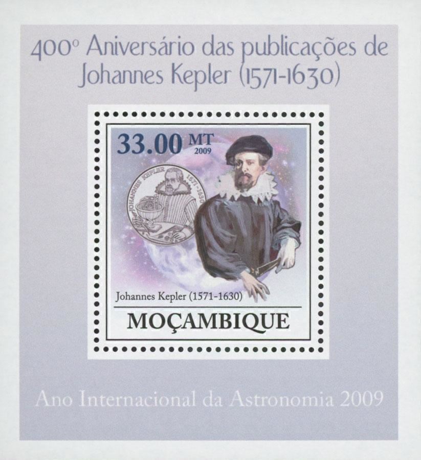 Astronomy Johannes Kepler Space Mini Sov. Sheet MNH