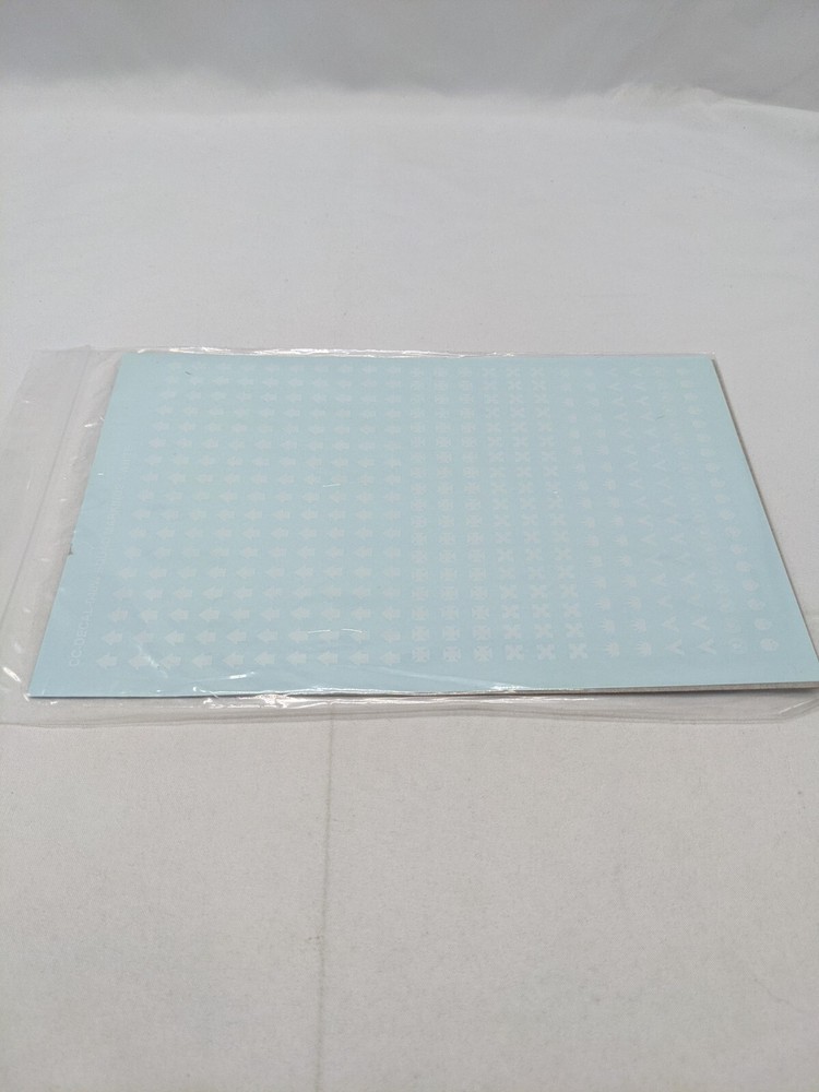 Fallout Hobbies CC-Decal-040W Squad Markings 1 White Decals