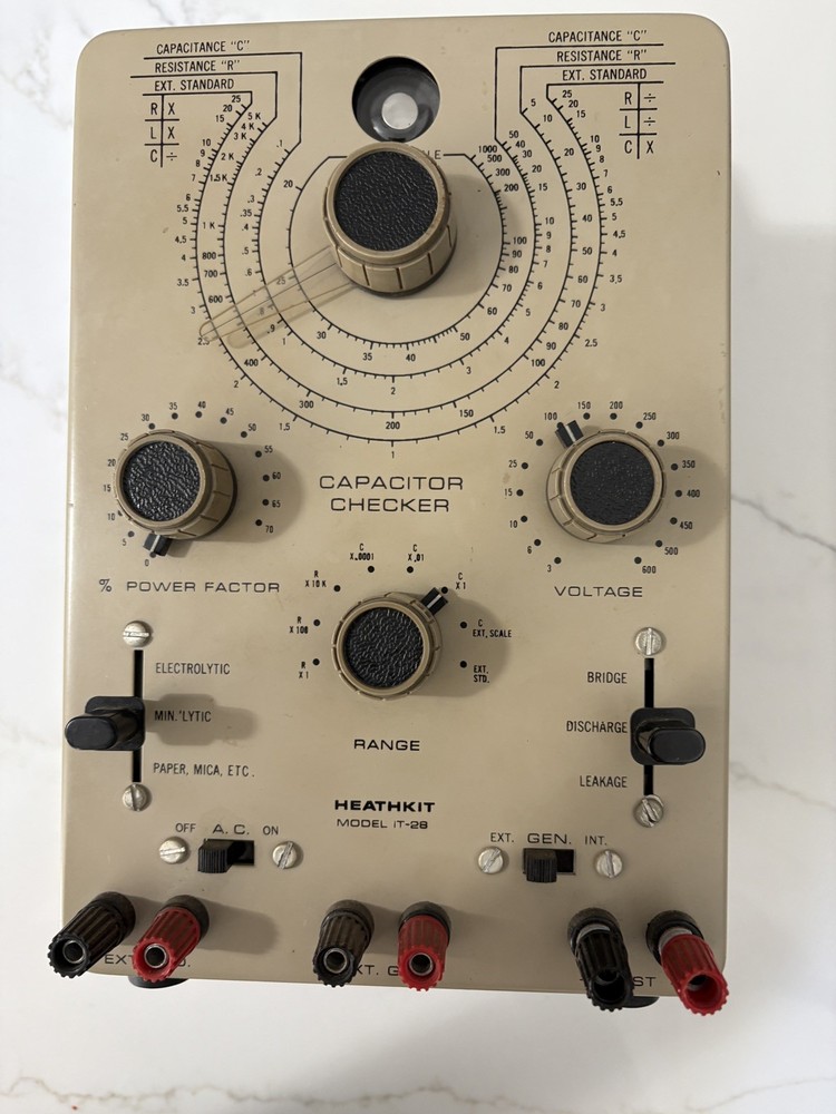 Heathkit IT-28  Capacitor Checker
