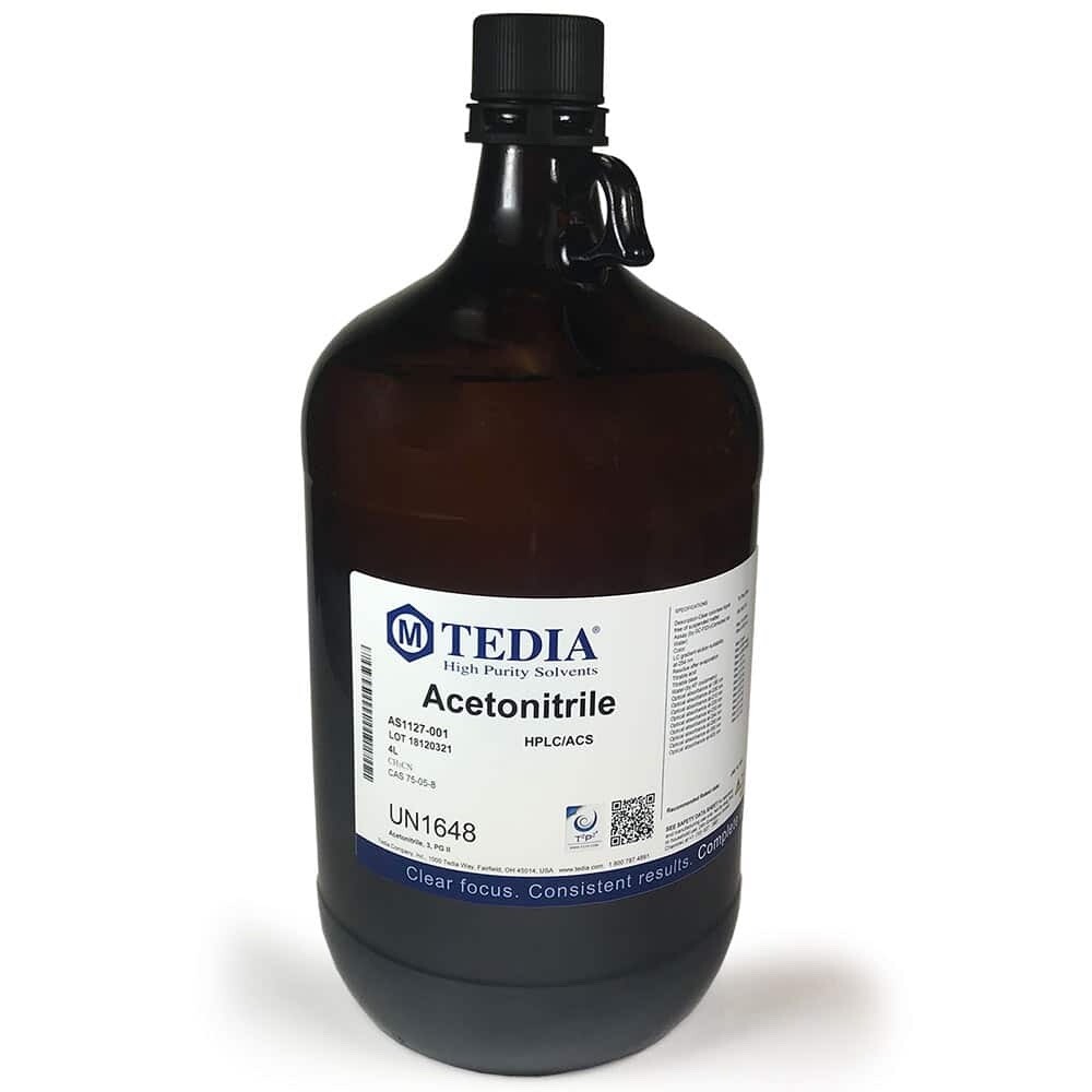 Acetonitrile, 4L, HPLC/ACS