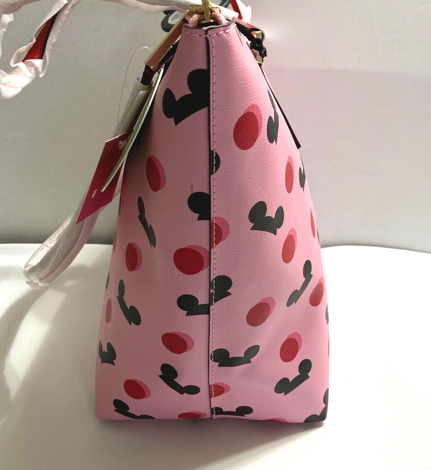 NWT! GENUINE Disney Parks Kate Spade~Mickey Mouse Pink Ears Hat Tote ACTUAL BAG