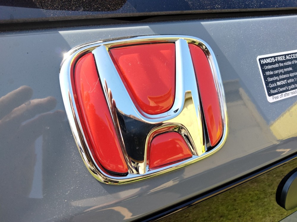 3D DOMED RAISED BACK EMBLEM INSERTS FOR CR 2017- 2022 US MADE