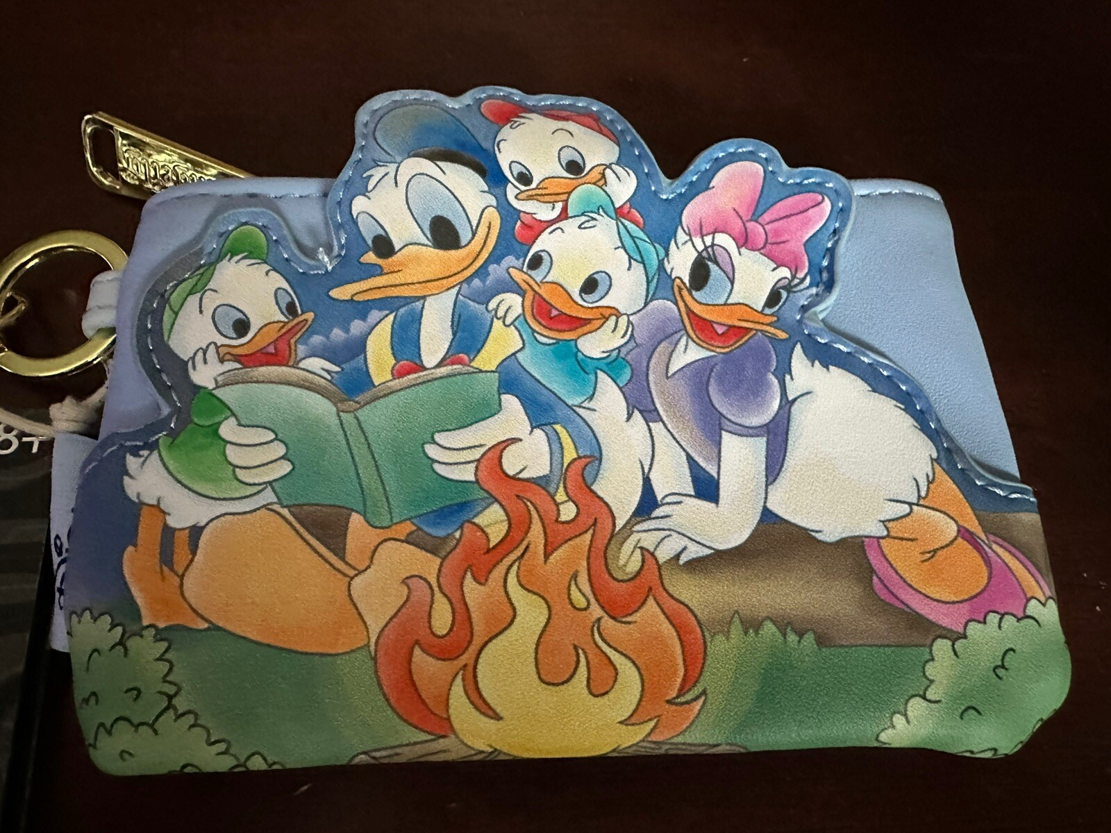 Loungefly Donald and Daisy Family Campfire Coin Purse