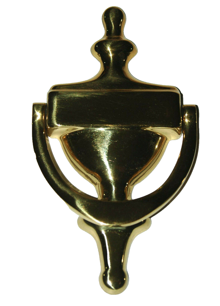 Door Knocker Solid Brass 7" Tall x 3 1/2" Wide Made in Spain