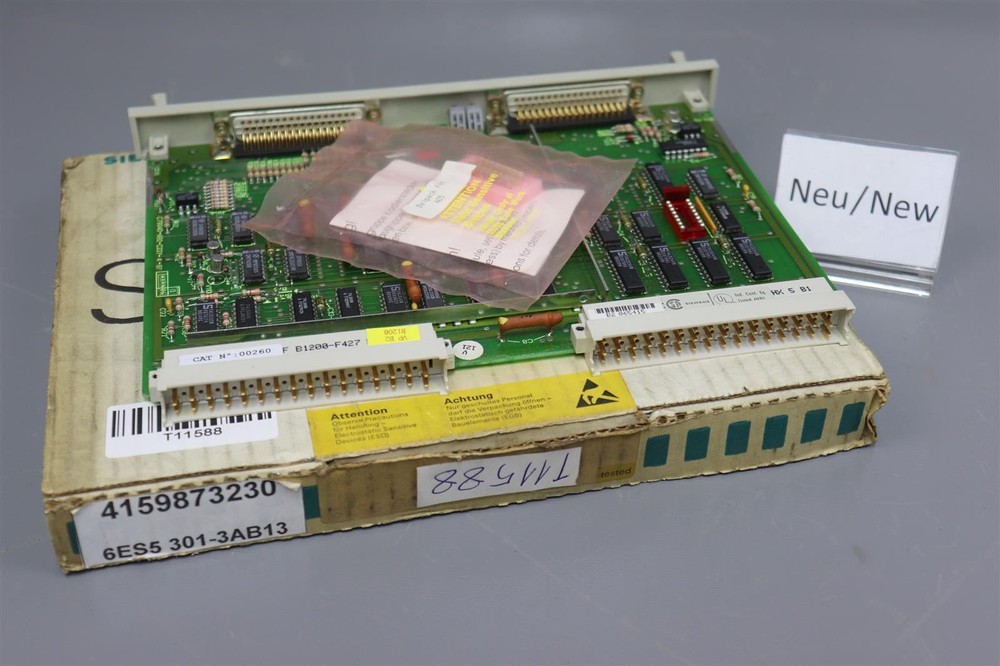 Siemens Simatic 6ES5301-3AB13 CPU E: 3 Connection Unused OVP