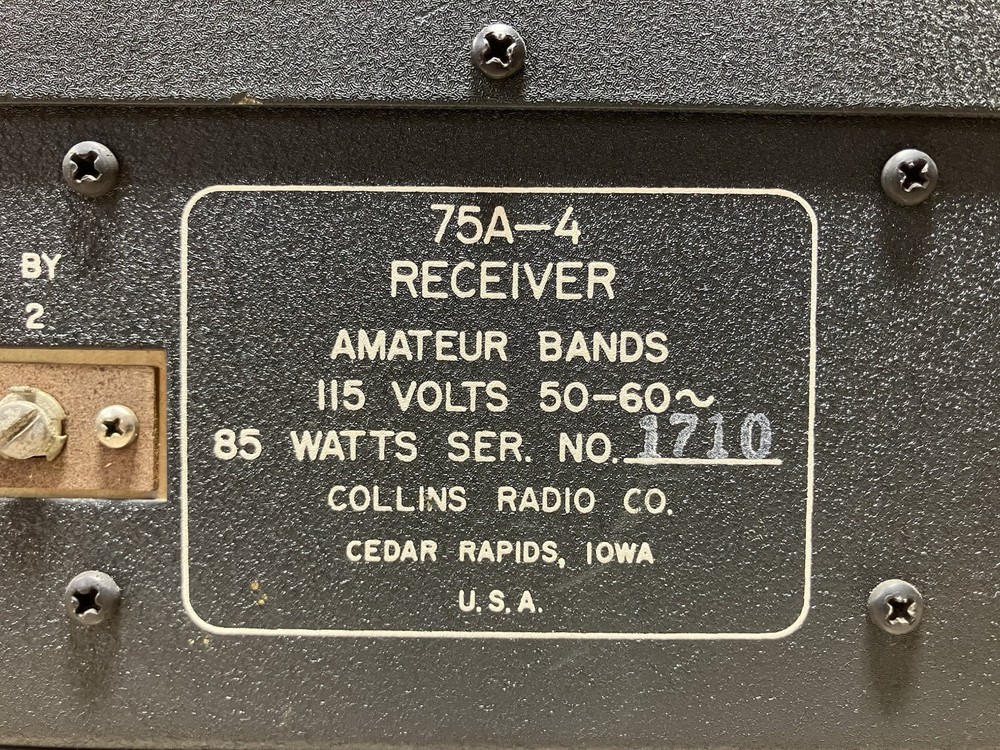Collins 75A-4 Receiver Original Nice