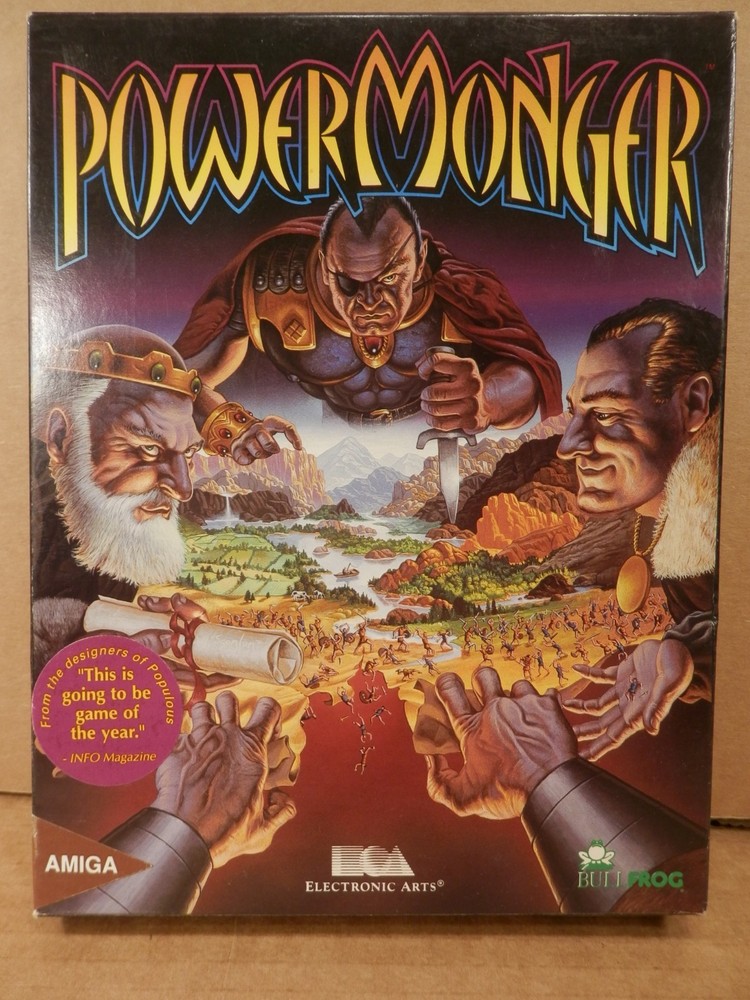 Power Monger Commodore Amiga, Box Only