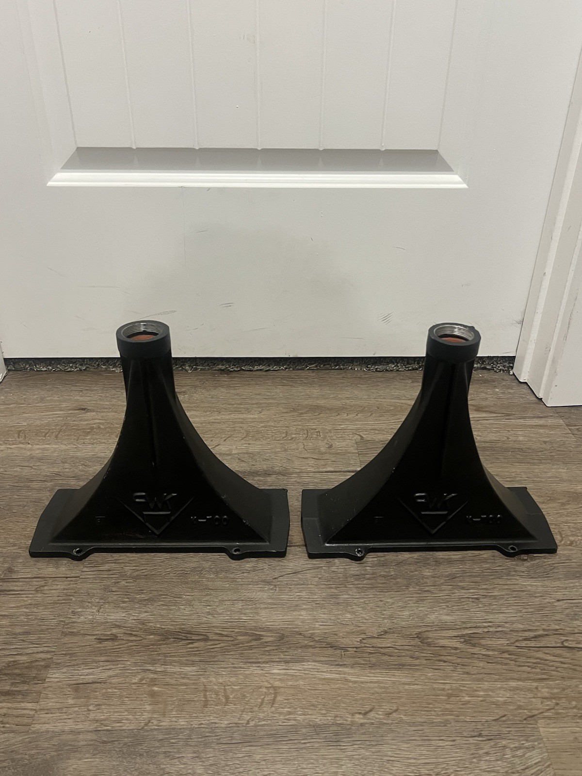 Vintage Rare Cast Klipsch K-700 K700 Midrange Metal Horns Set Pair 2