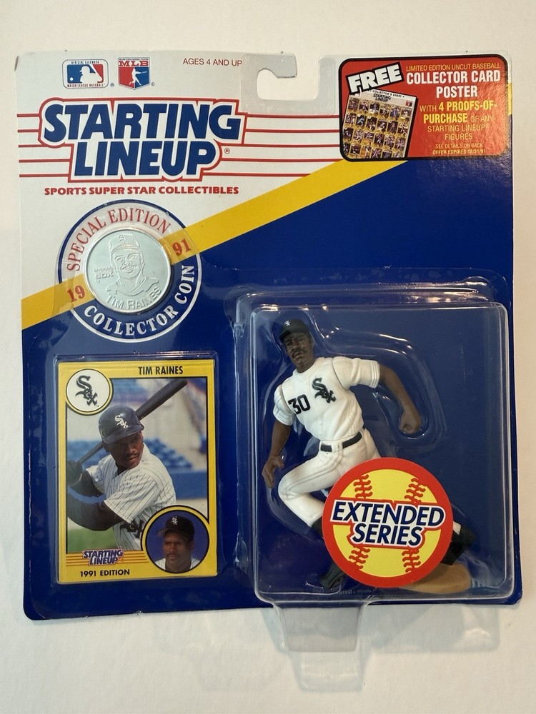 💥⚾️ 1991 TIM RAINES Chicago White Sox Starting Lineup ⚾️💥